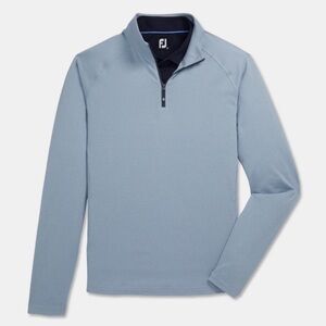 NWT FootJoy Thermoseries Heather Brushed Back Midlayer Grey